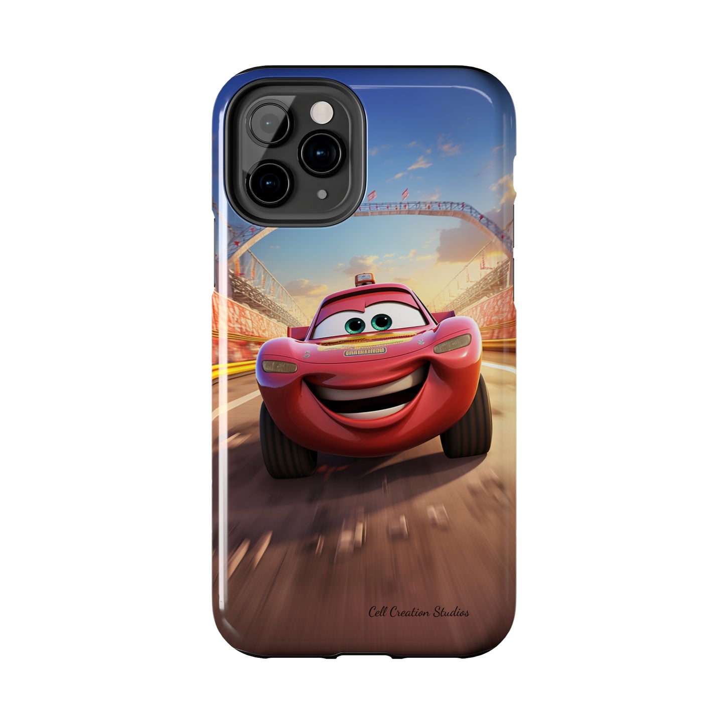 The "Smiling Red Racer" Phone Case -Tough Phone Cases