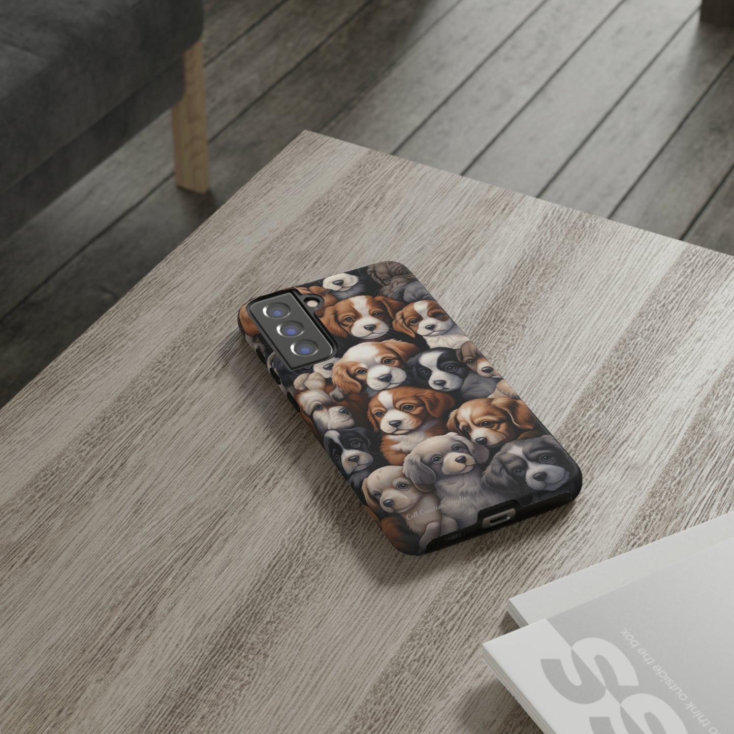 "Puppy Pile" Cuddles Phone Case -Tough Cases