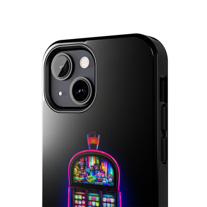 Introducing the "Vibrant Slot Frenzy" Cell Phone Case – Experience the Thrill of Colors and Luck -Tough Phone Cases