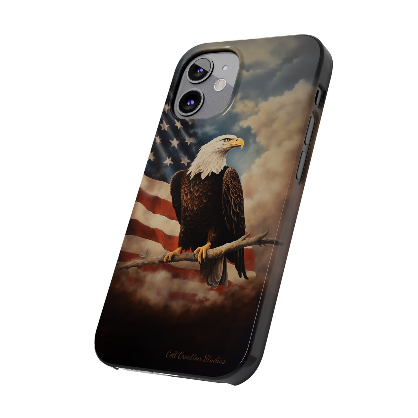 Introducing the "Eagle's Majesty" Cell Phone Case – Soar with American Pride -Slim Phone Cases