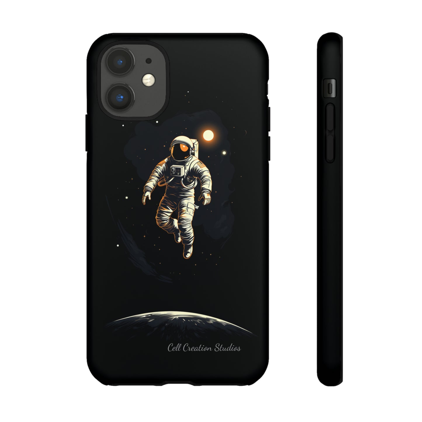 "Cosmic Explorer Astronaut" -Tough iPhone Cases