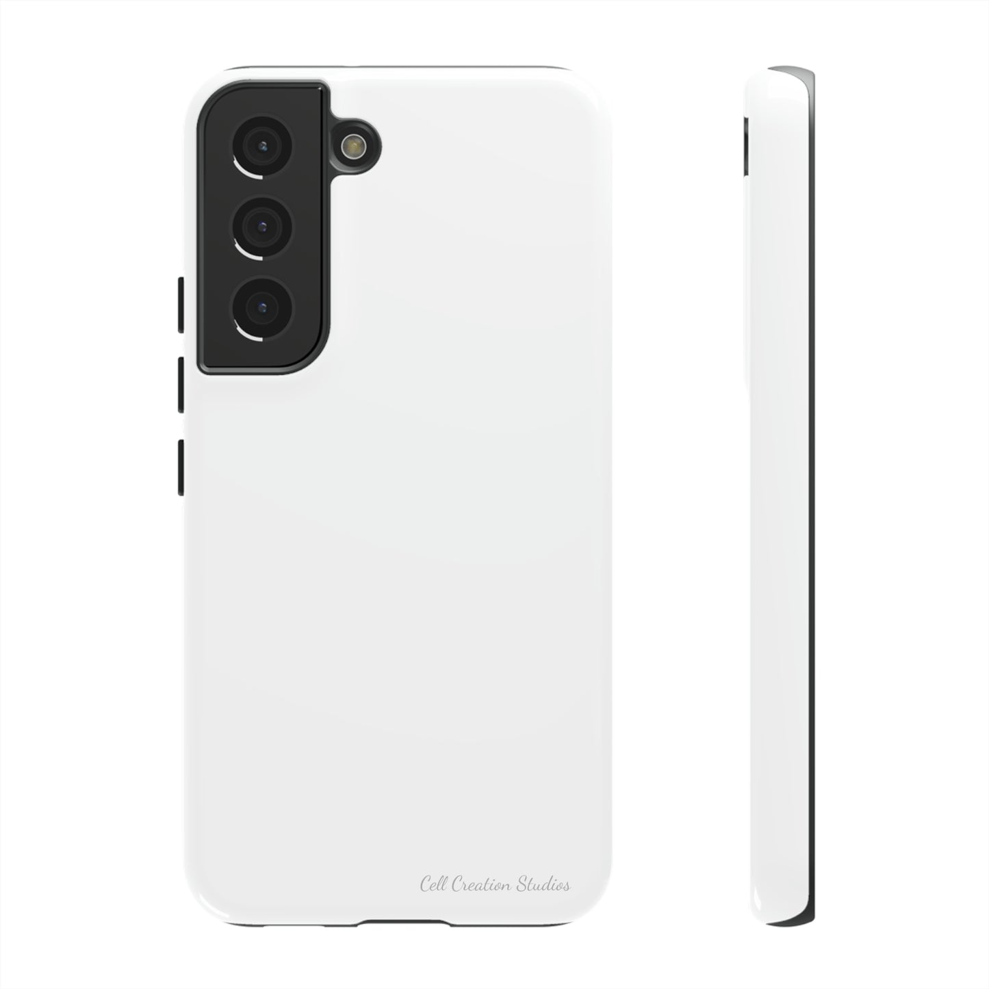 "Pure Elegance White" -Tough Samsung Phone Cases