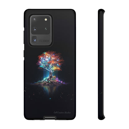 Introducing the "Vibrant Glow Tree" Cell Phone Case – Radiate Elegance with Nature's Brilliance -Tough Cases