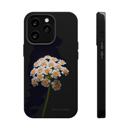 "Elegant Yarrow Bloom" Phone Case -MagSafe Tough Cases