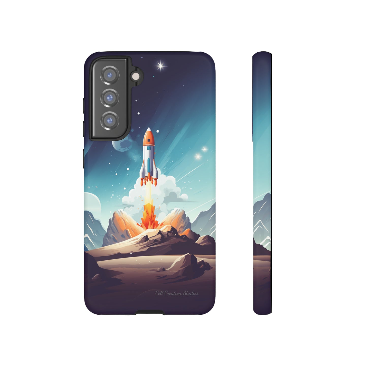 Introducing our "Galactic Odyssey" Cell Phone Case – Launch Your Device into Adventure -Tough Cases