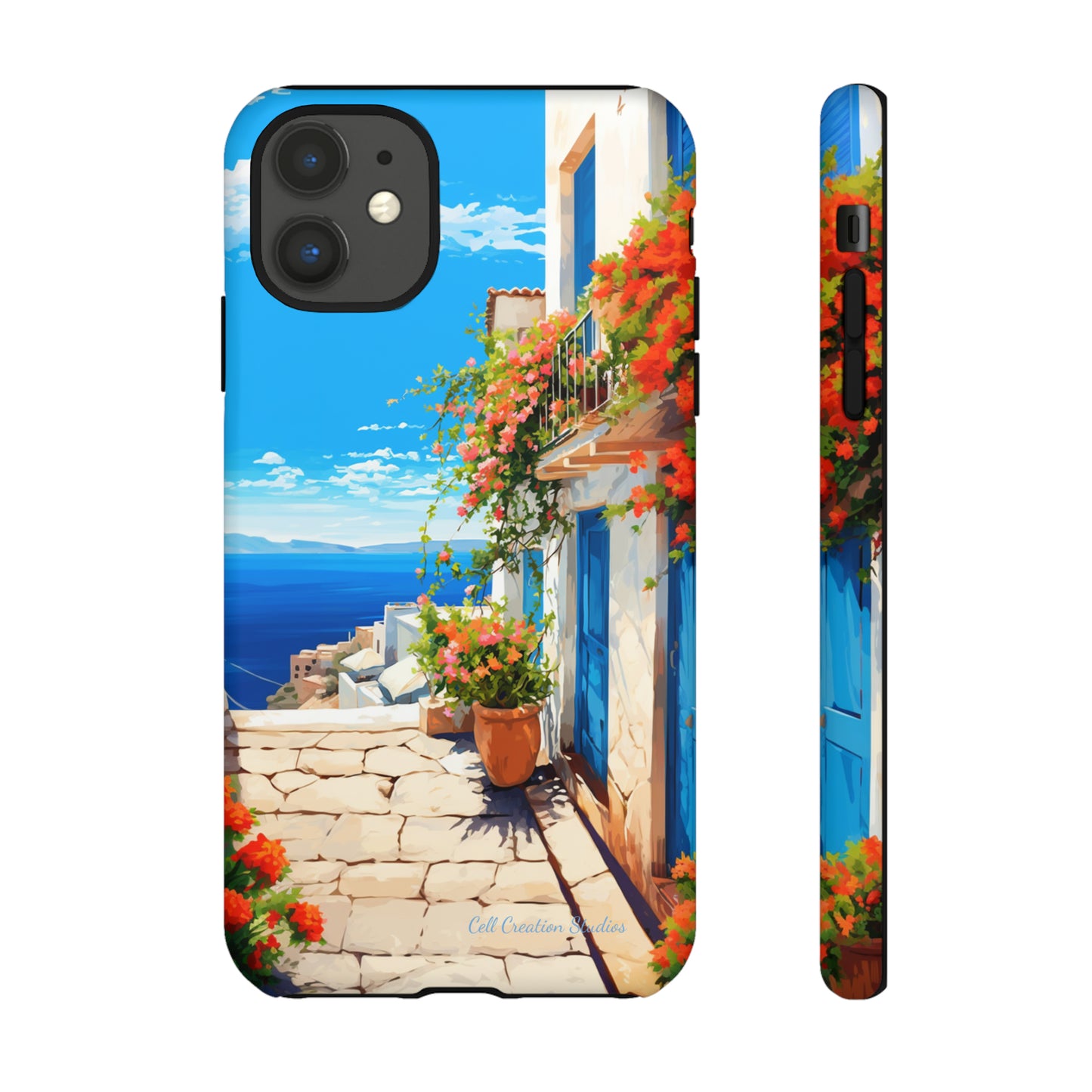 "Mediterranean Bliss Horizon" -Tough iPhone Cases