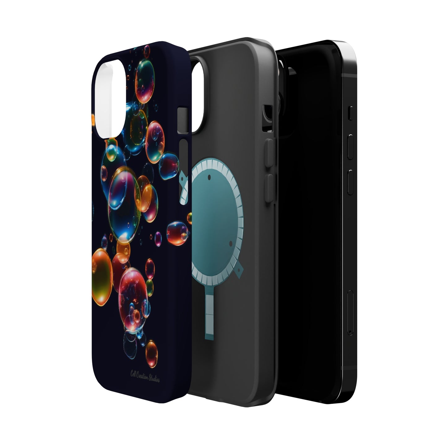 Elevate Your Phone's Aesthetic with our "BubbleBurst" Cell Phone Case -MagSafe Tough Cases