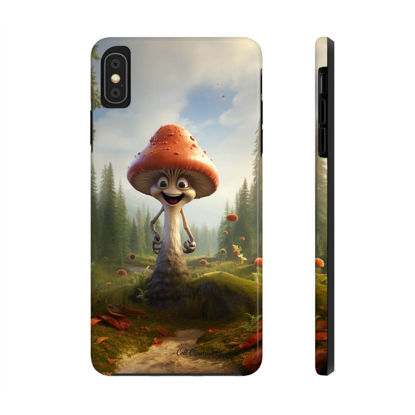 Introducing the "Smiling Mushroom" Cell Phone Case – Spread Joy with Every Glance! -Tough Phone Cases