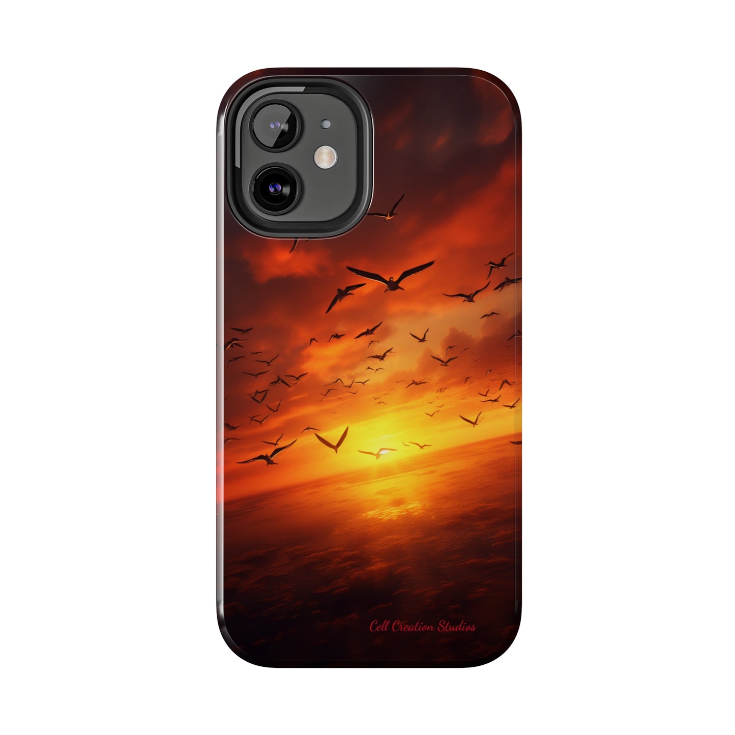 Introducing the "Sunset Soar" Cell Phone Case – Embrace Freedom and Beauty -Tough Phone Cases