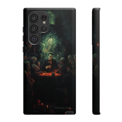 Introducing the "Ghoulish Gala" Cell Phone Case – Dracula's Halloween Soiree -Tough Cases