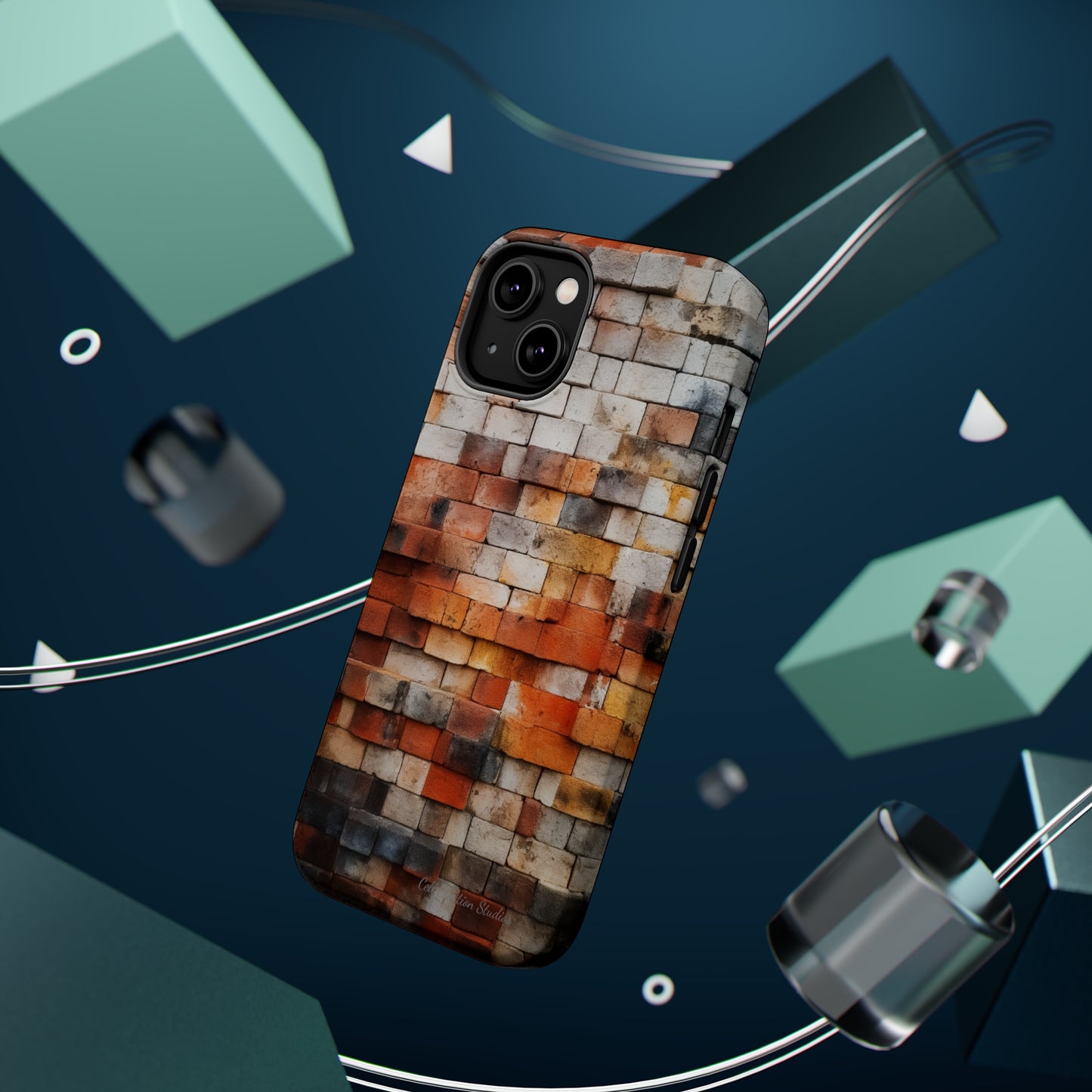 Introducing our "Urban Brickwork" Cell Phone Case – the perfect fusion of style and protection for your device -MagSafe Tough Cases