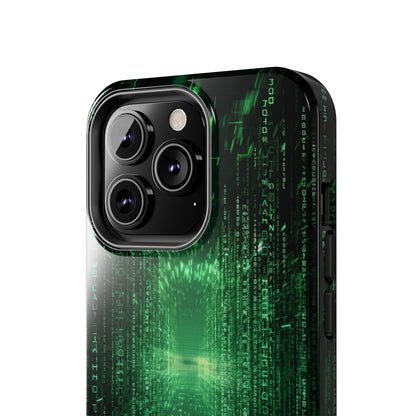 Introducing our "Digital Code Stream" Cell Phone Case – where style meets technology for your device's protection -Tough Phone Cases