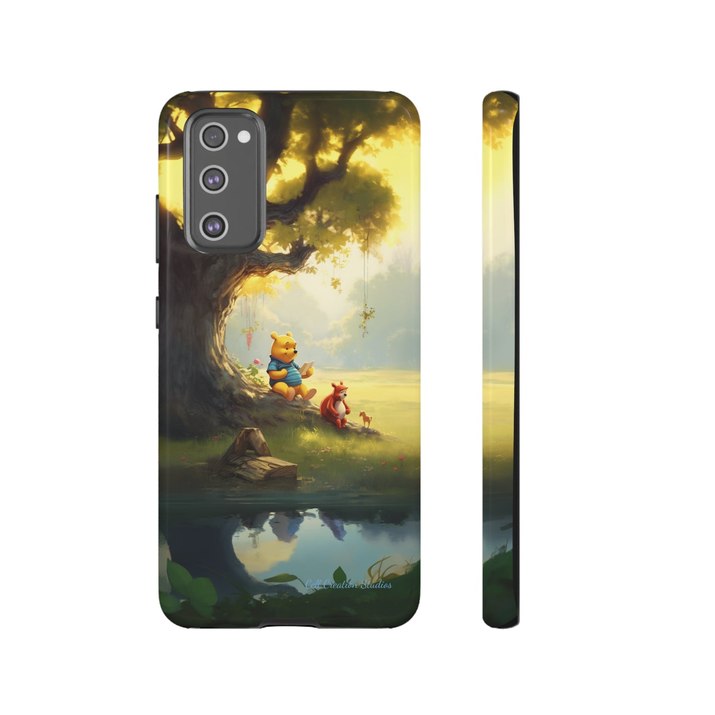 Introducing the "Winnie-The-Pooh Storytime" Cell Phone Case – A Nostalgic Journey with Friends -Tough Cases