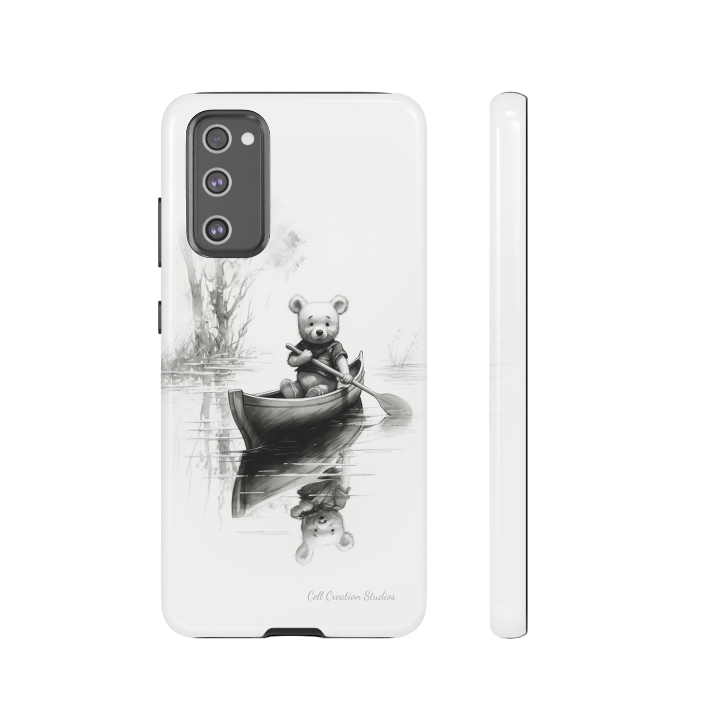 "Winnie-the-Pooh Rowing" Phone Case -Tough Cases