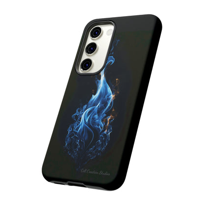 "Blue Flame" Phone Case: Ignite Your Style with Fiery Elegance -Tough Cases