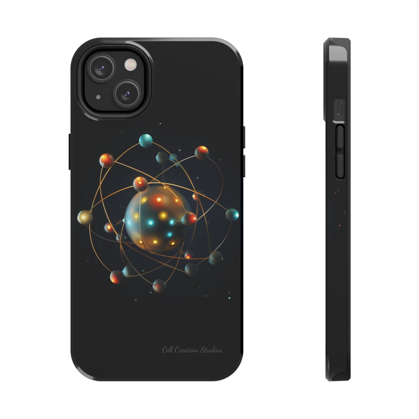 The "Atomic Elegance" Phone Case -Tough Phone Cases