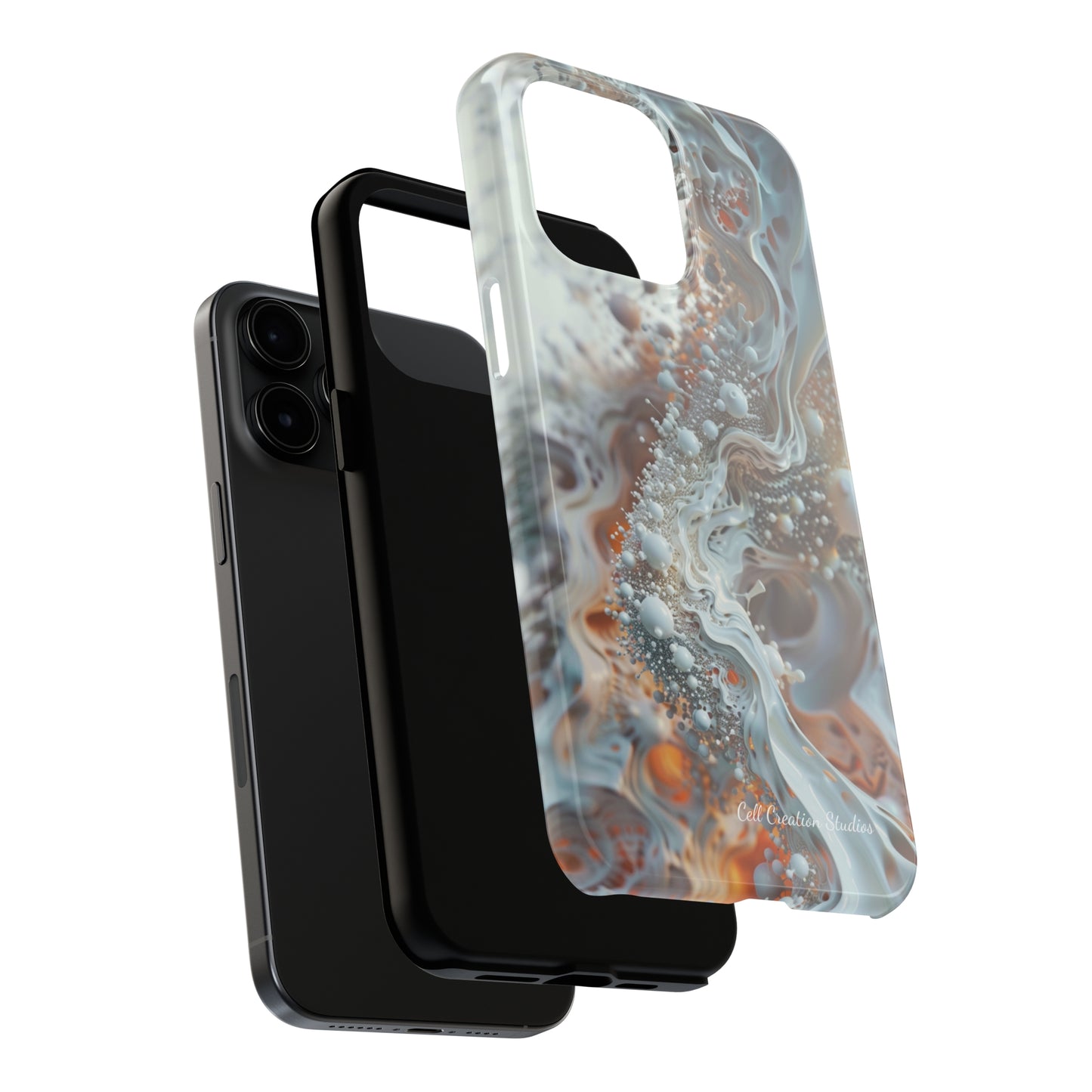 "3D Liquid Splash" -Tough iPhone Cases