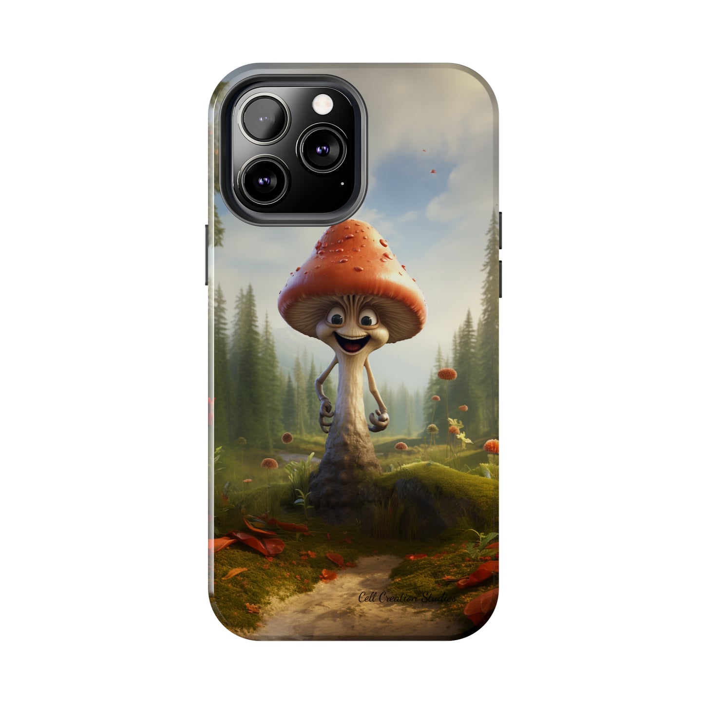 Introducing the "Smiling Mushroom" Cell Phone Case – Spread Joy with Every Glance! -Tough Phone Cases