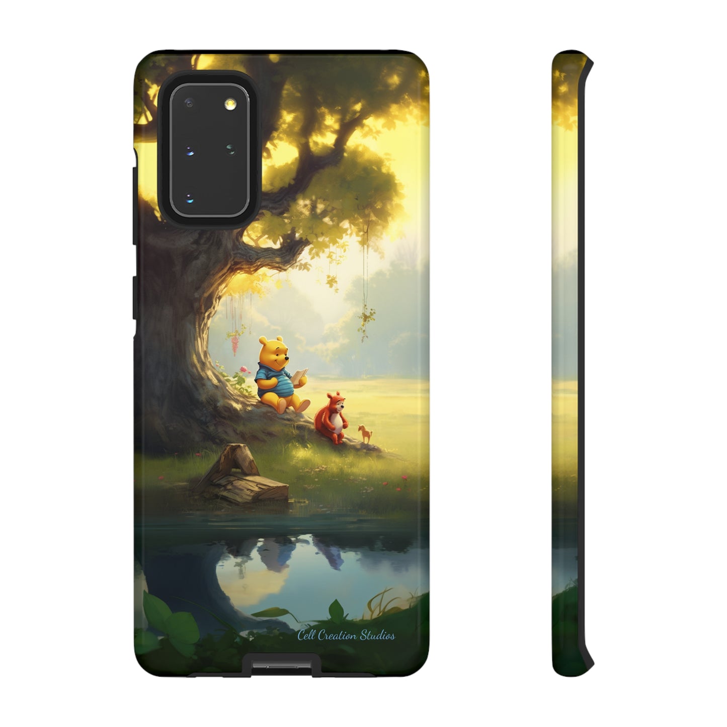 Introducing the "Winnie-The-Pooh Storytime" Cell Phone Case – A Nostalgic Journey with Friends -Tough Cases