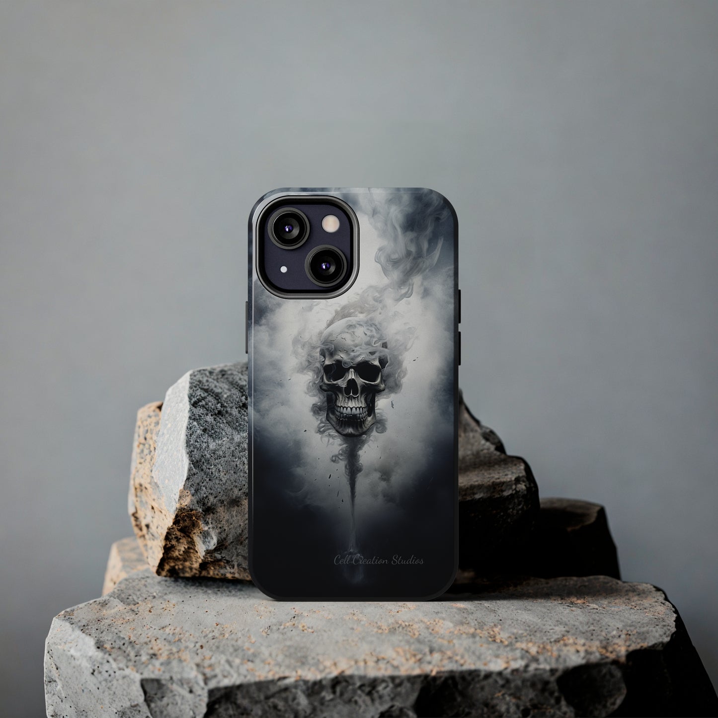 "Mystic Smoke Skull" -Tough iPhone Cases