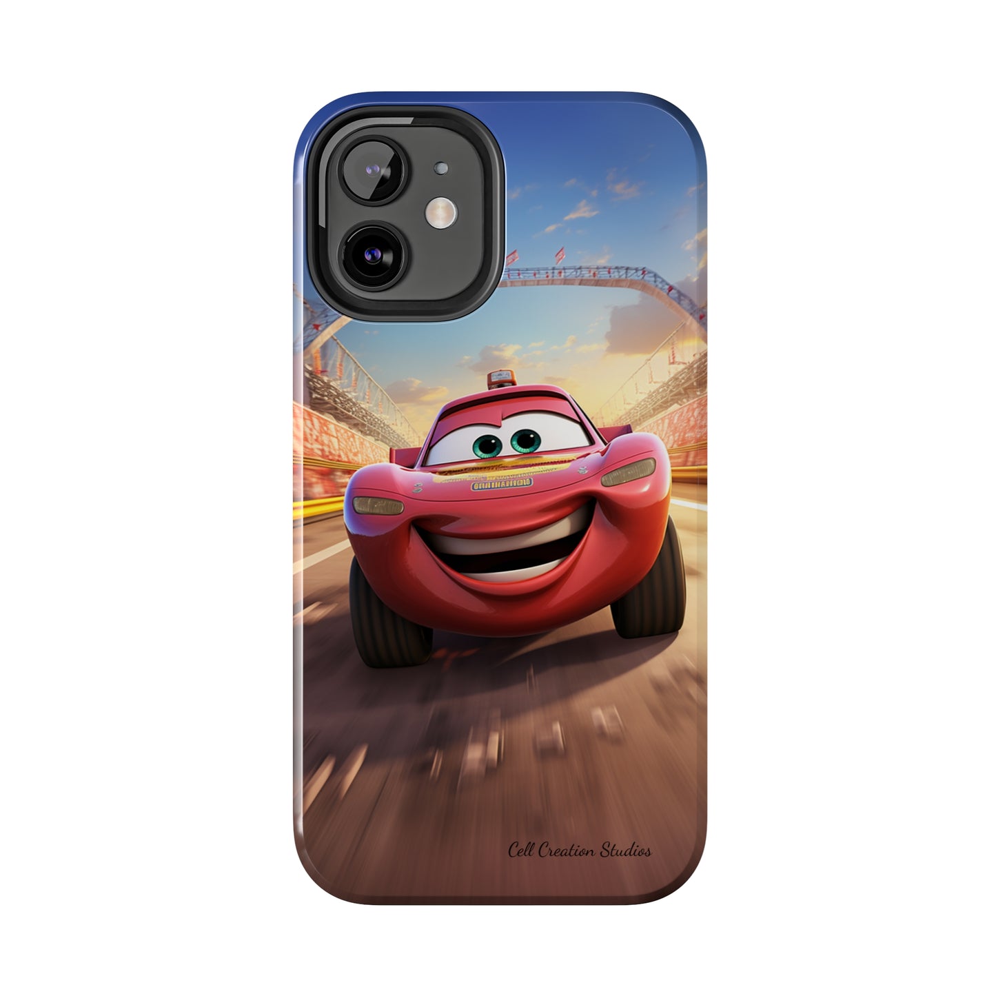 The "Smiling Red Racer" Phone Case -Tough Phone Cases