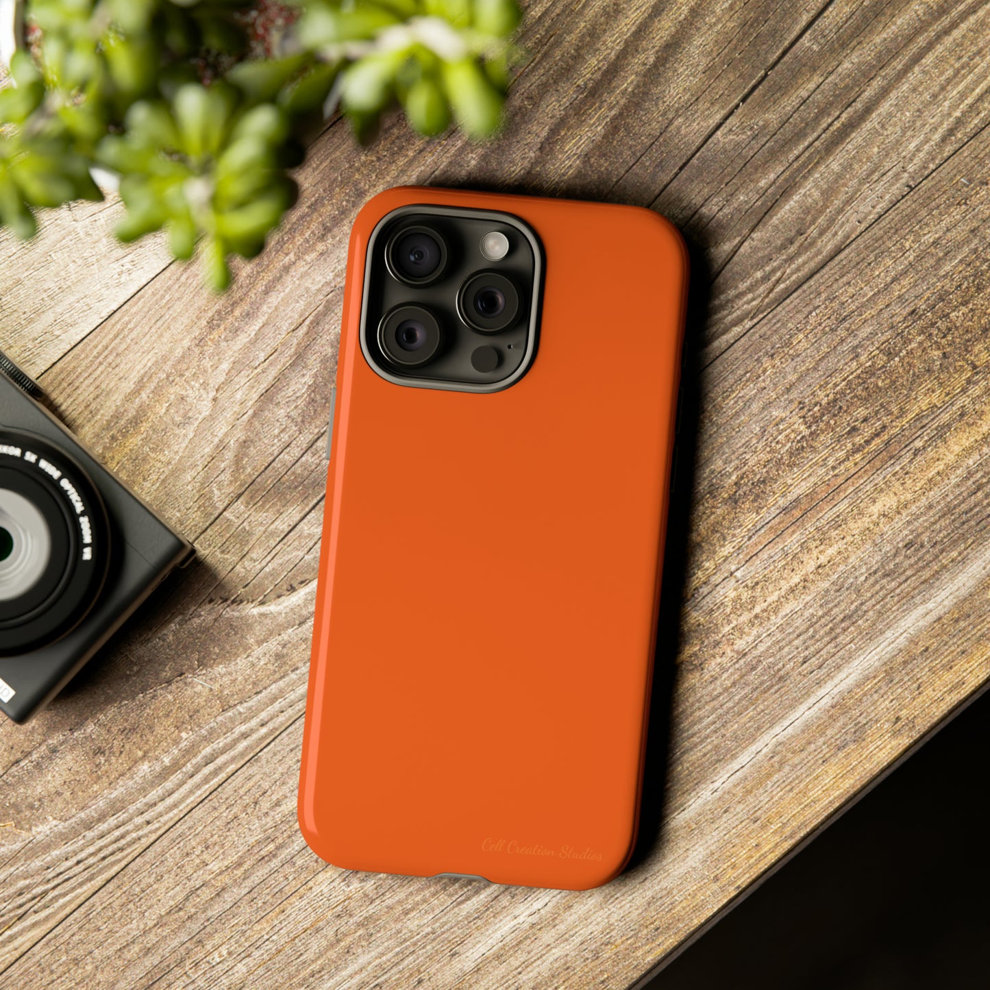 "Orange Burst" -Tough iPhone Cases