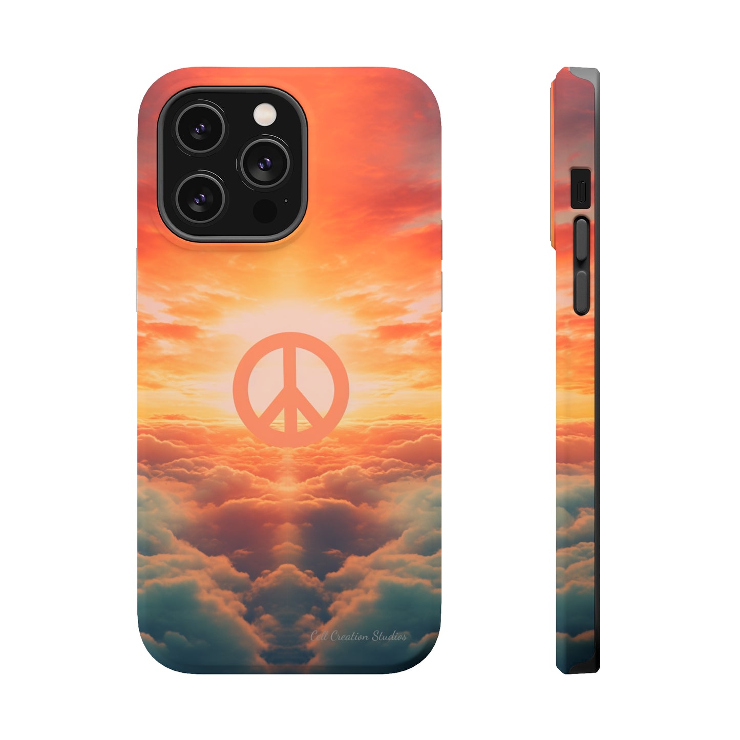 Introducing the "Sky Peace" Cell Phone Case – Carry Tranquility in Your Pocket -MagSafe Tough Cases