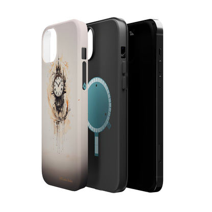 Introducing the "Elegant Clockwork" Cell Phone Case – Embrace Timekeeping with Style and Grace -MagSafe Tough Cases