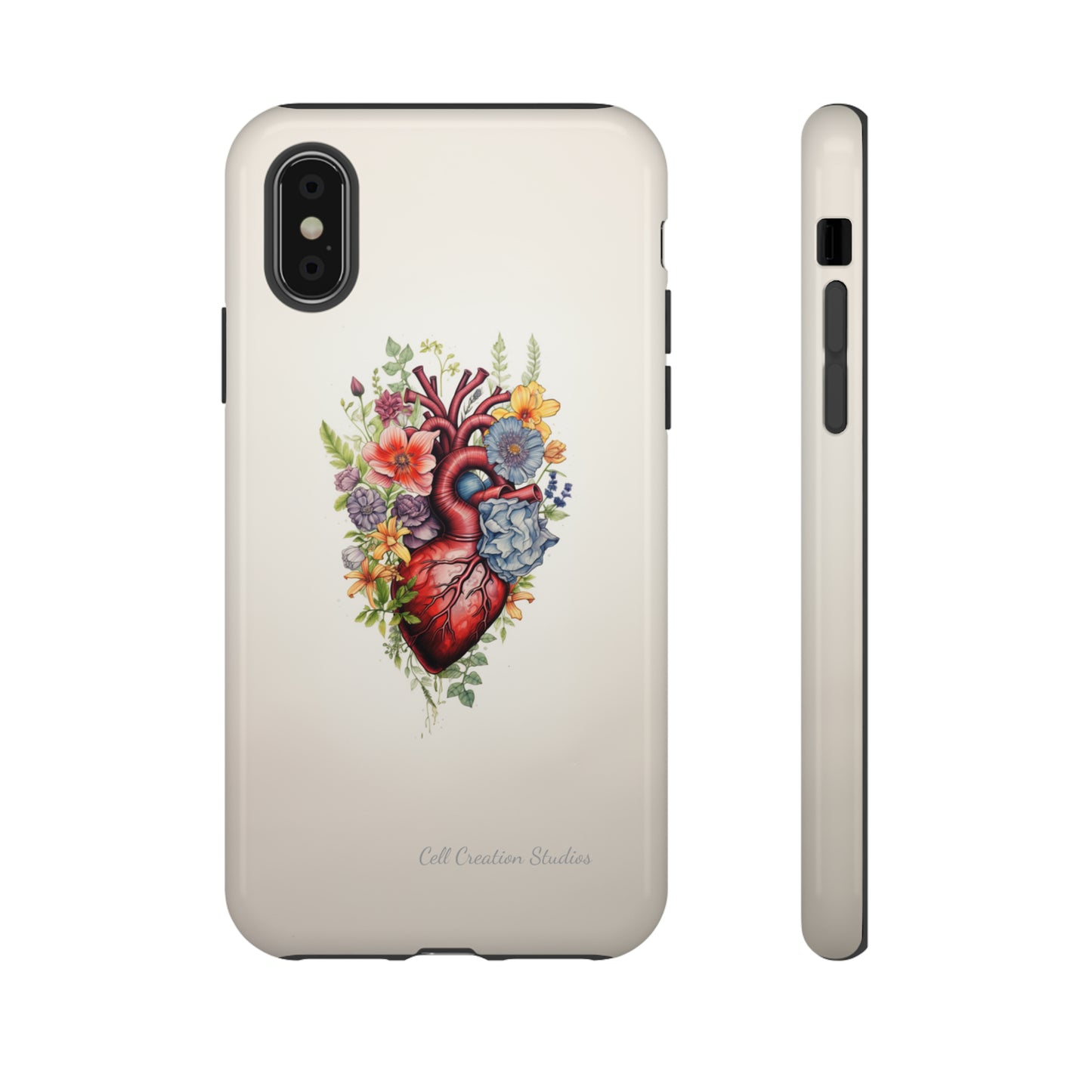 "Blooming Hearts" -Tough iPhone Cases