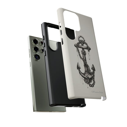 "Nautical Elegance Anchor" -Tough Samsung Phone Cases