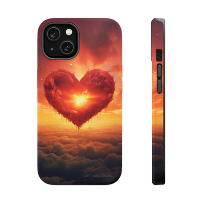 Introducing the "Sky-Heart Radiance" Cell Phone Case – Carry Love's Glow Everywhere You Go -MagSafe Tough Cases