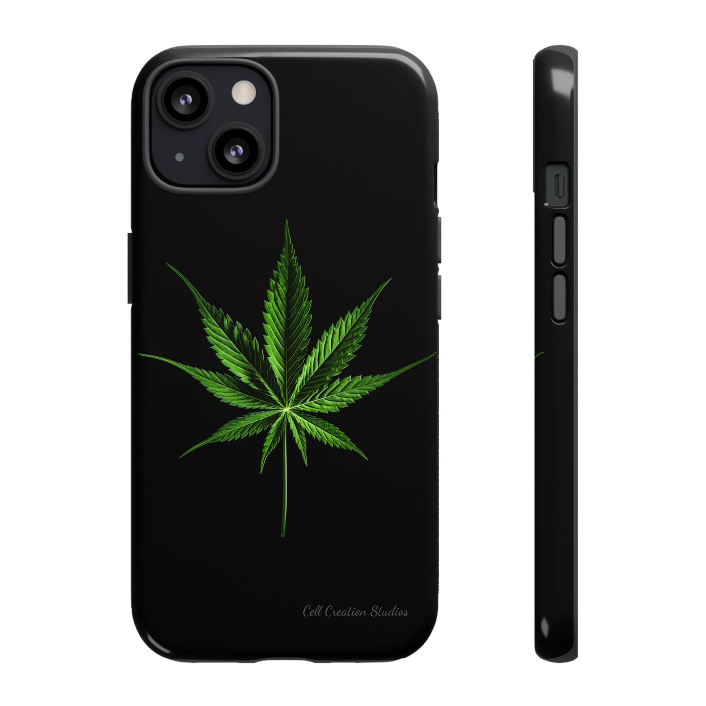 "Cannabis Chic" Marijuana Leaf Phone Case -Tough Cases