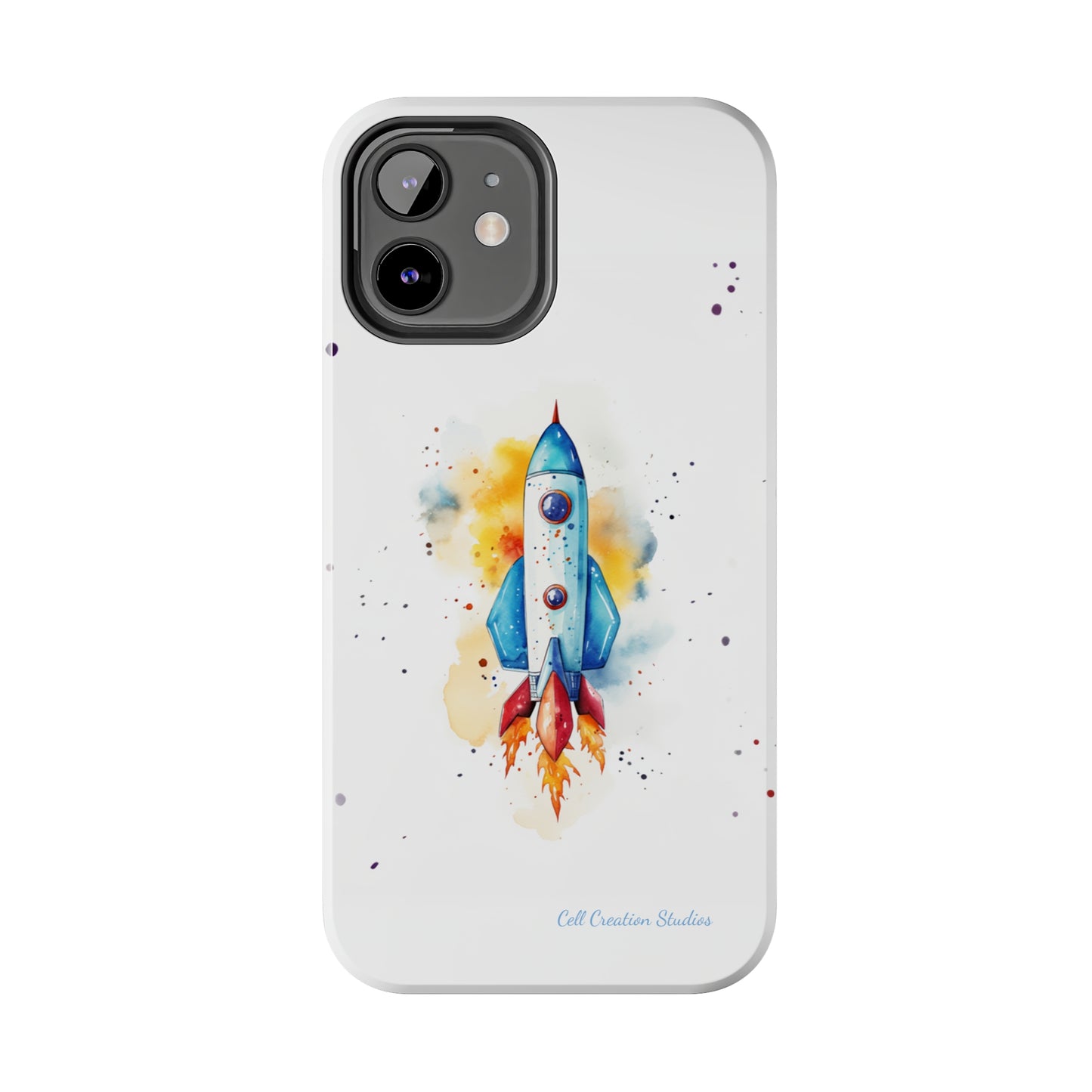 Introducing our "Cosmic Rocket" Cell Phone Case – Where Style Meets Adventure -Tough Phone Cases