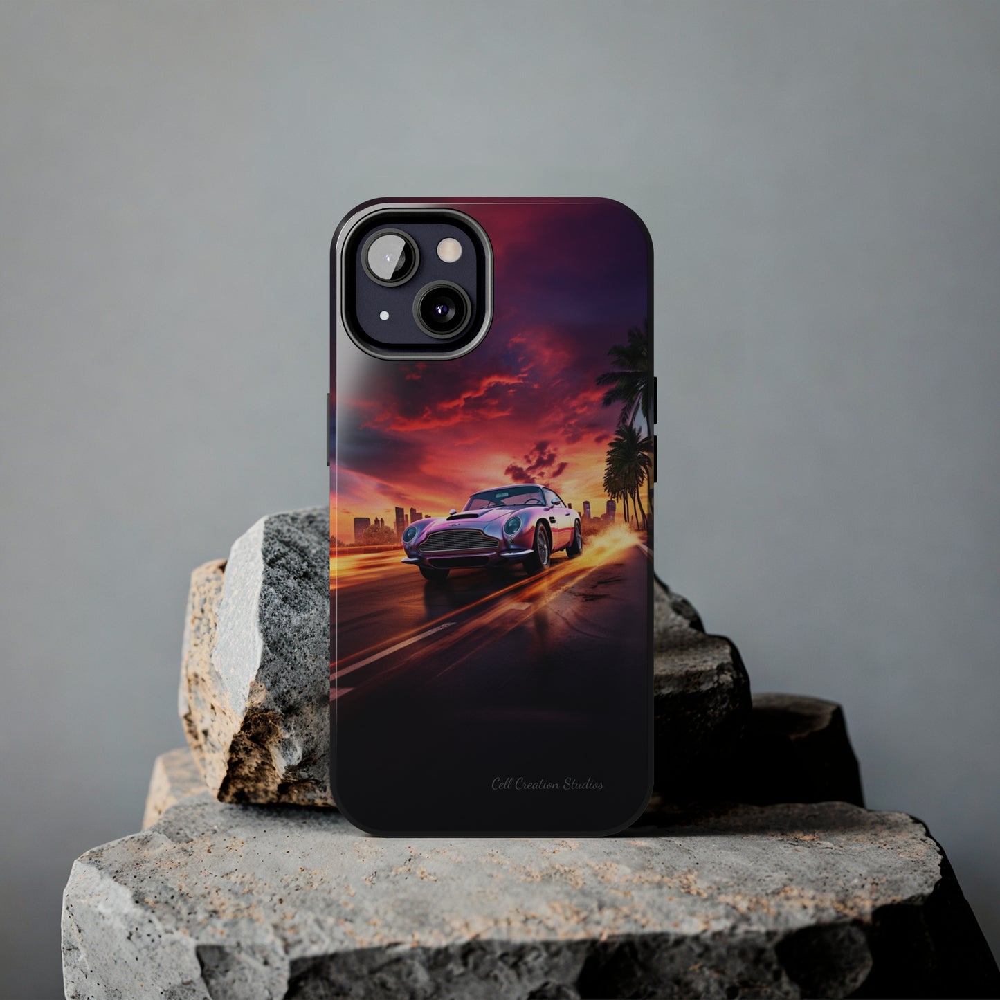 "Silver Aston Martin Racing" -Tough iPhone Cases