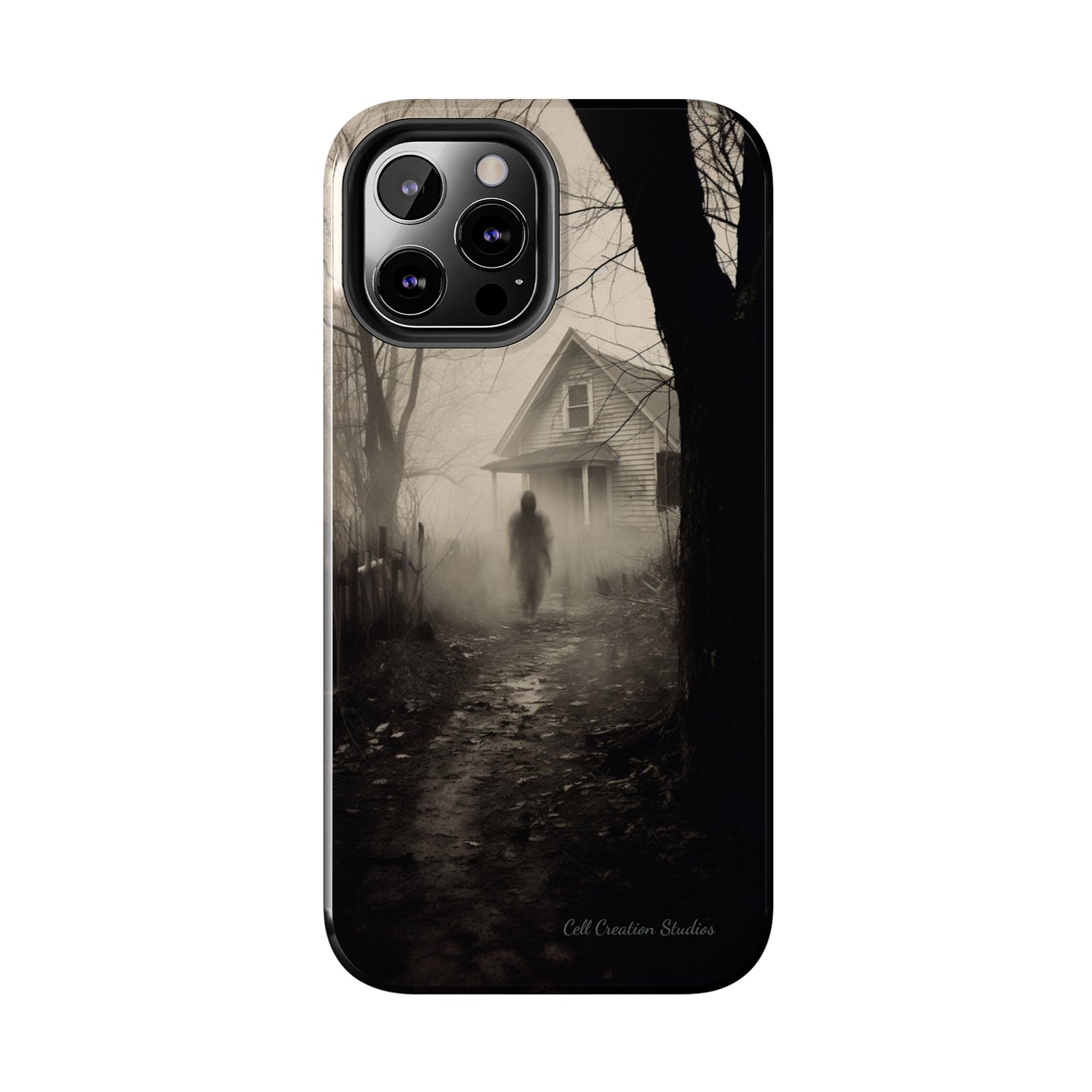 Introducing the "Ethereal Encounter" Cell Phone Case – Unveil the Mystery of the Ghostly Presence -Tough Phone Cases