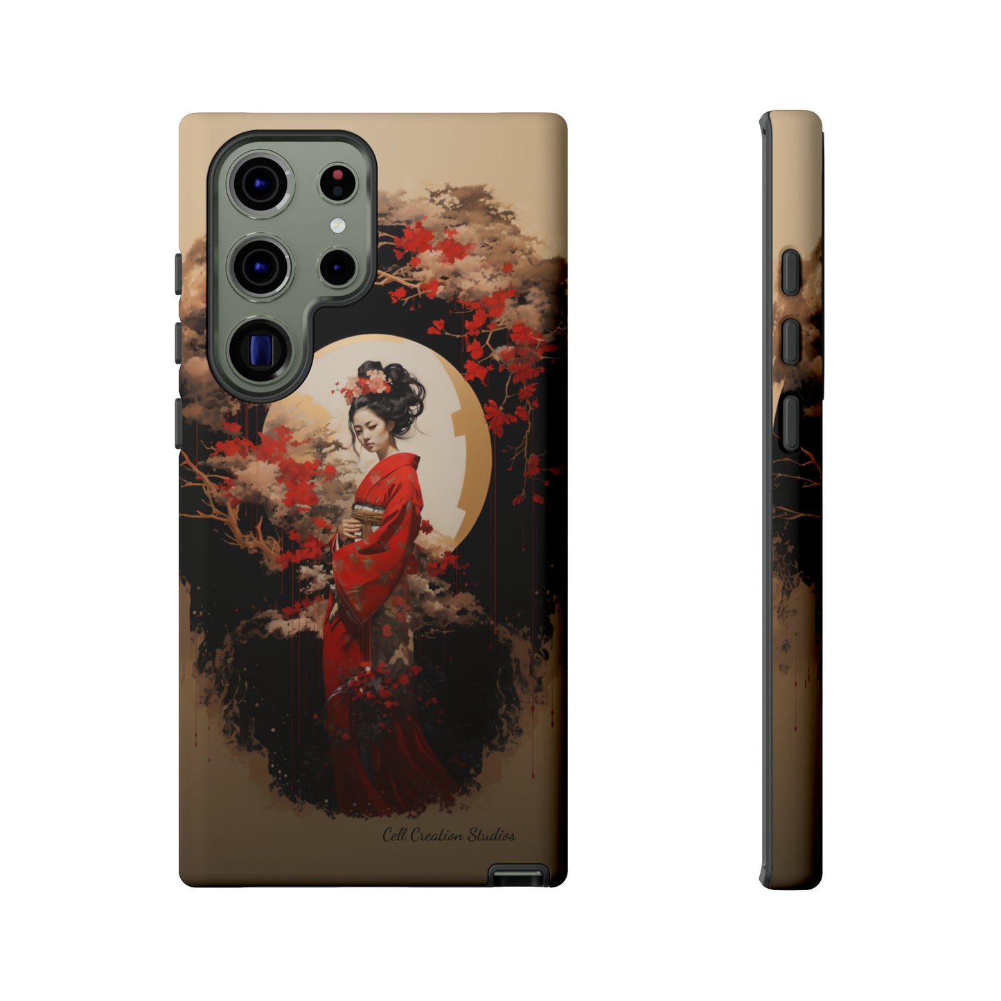 "Japanese Geisha Art" Phone Case -Tough Cases