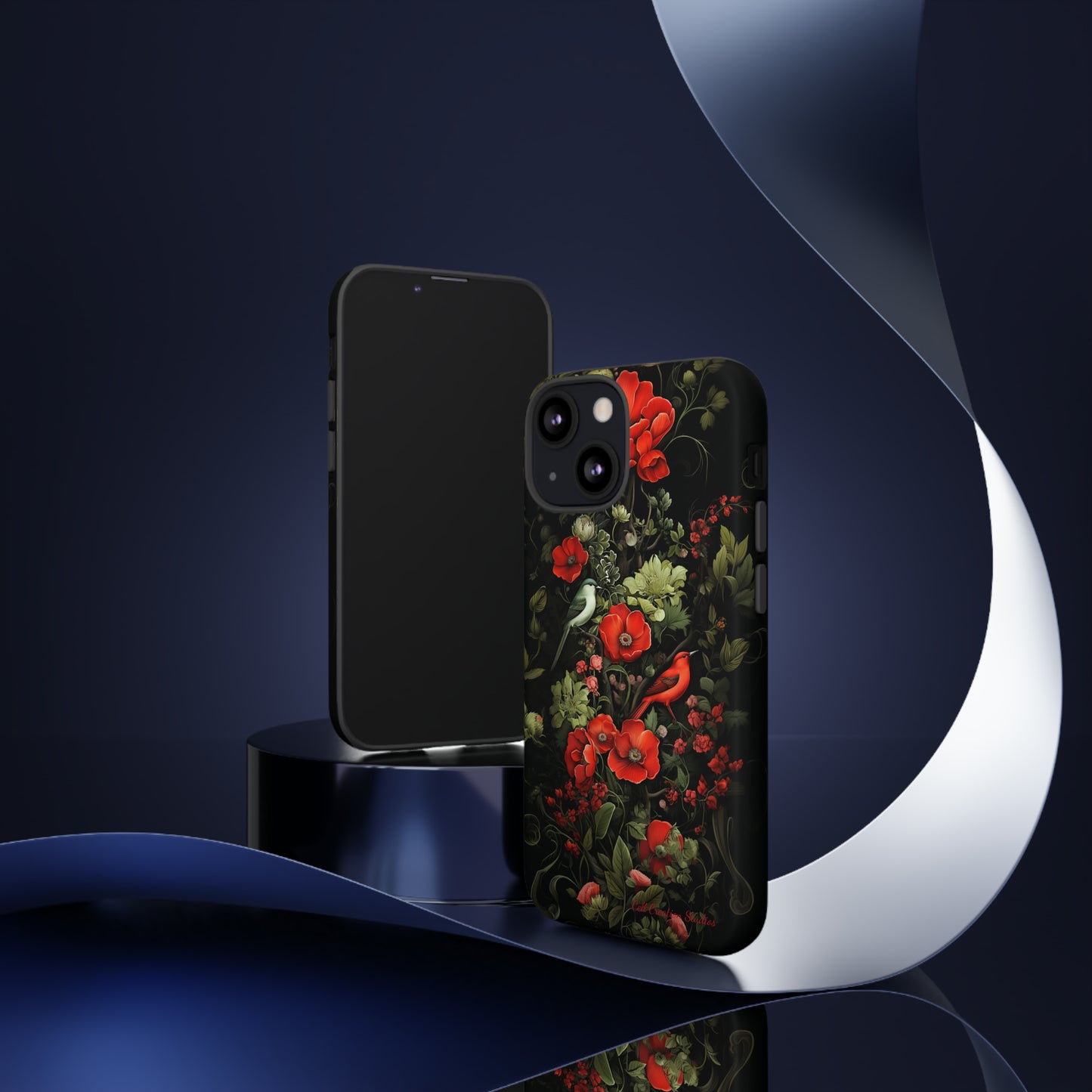 "Floral Serenade Elegance" -Tough iPhone Cases