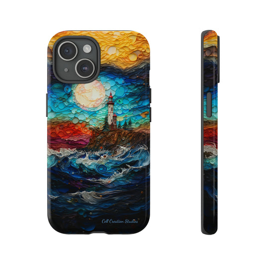 "Coastal Canvas Guardian" -Tough iPhone Cases