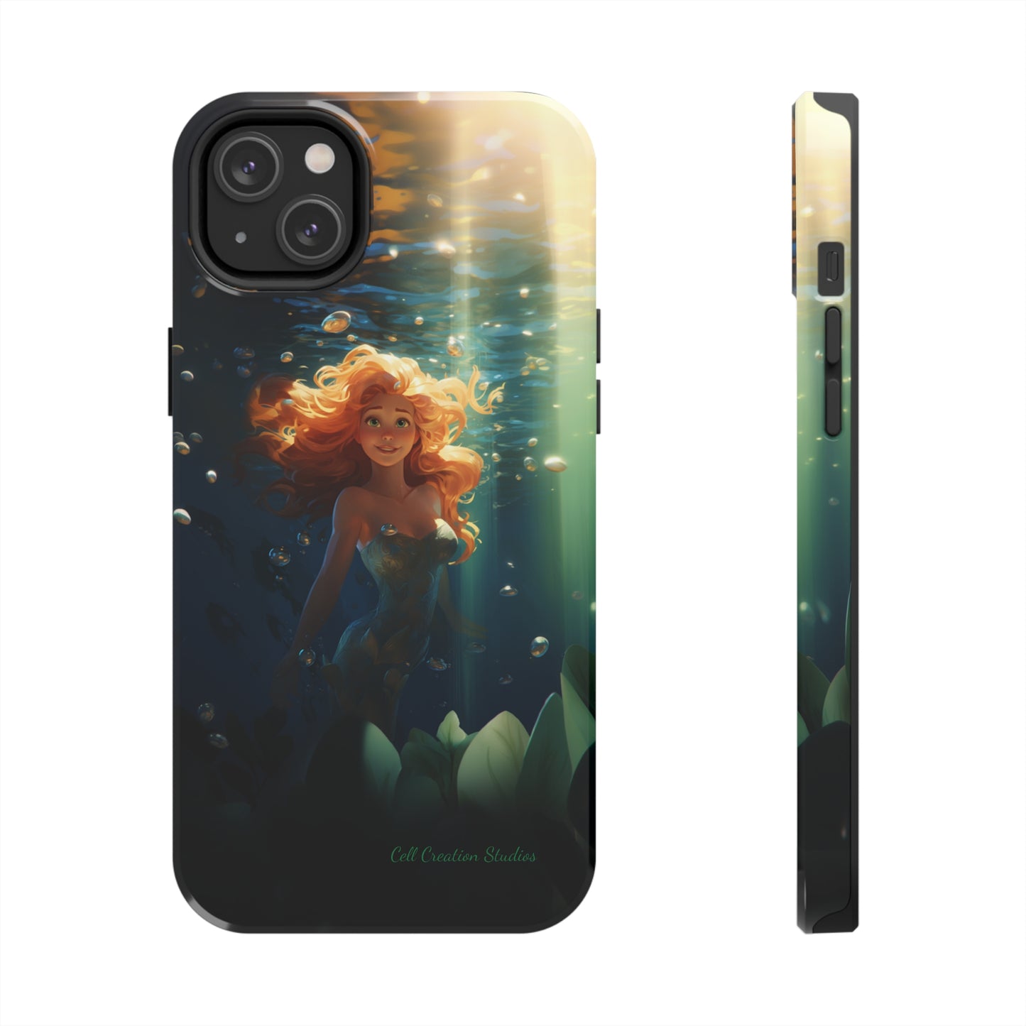 Dive into Enchantment with Our "Ariel Little Mermaid" Phone Case -Tough Phone Cases