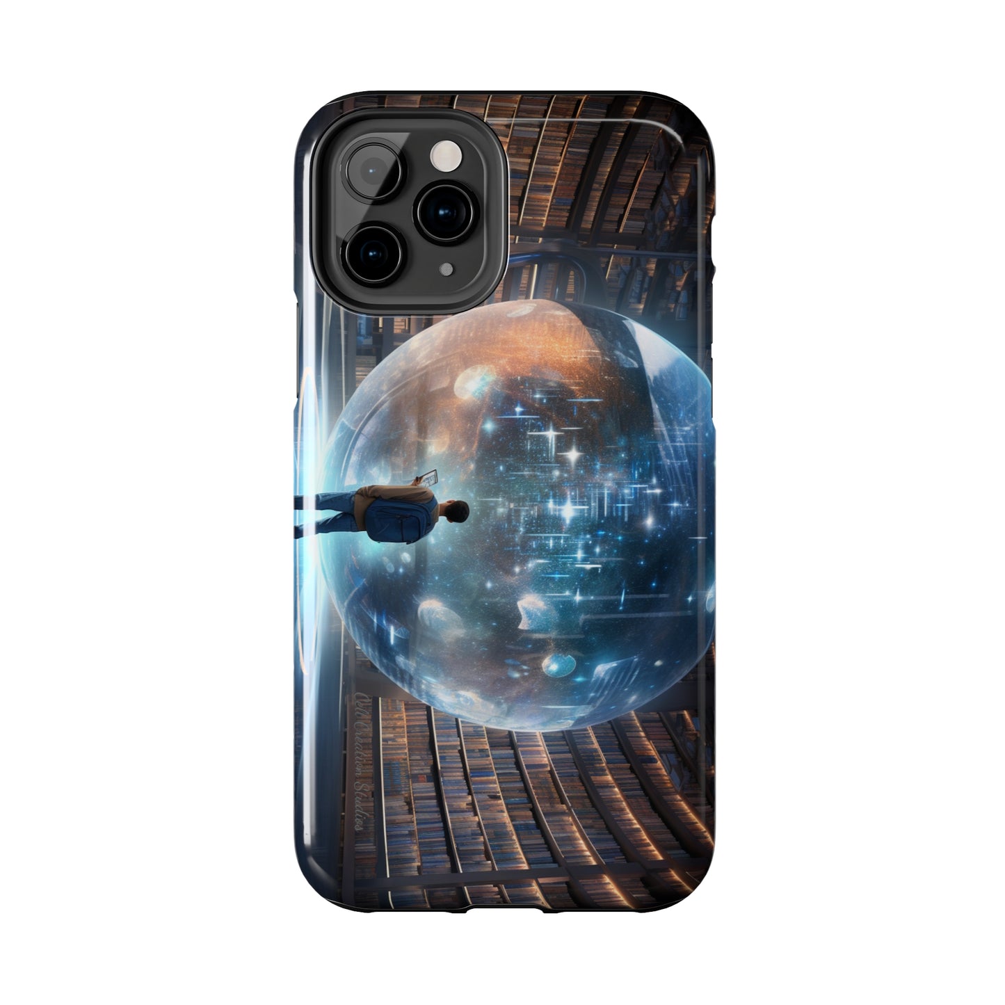 Introducing the "Library Luminary" Cell Phone Case – Where Knowledge Meets Mystery -Tough Phone Cases