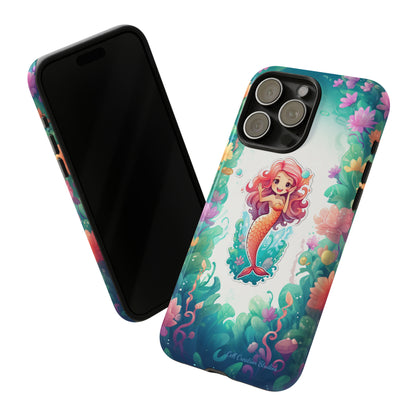 "Pink Seaflower Mermaid" -Tough iPhone Cases