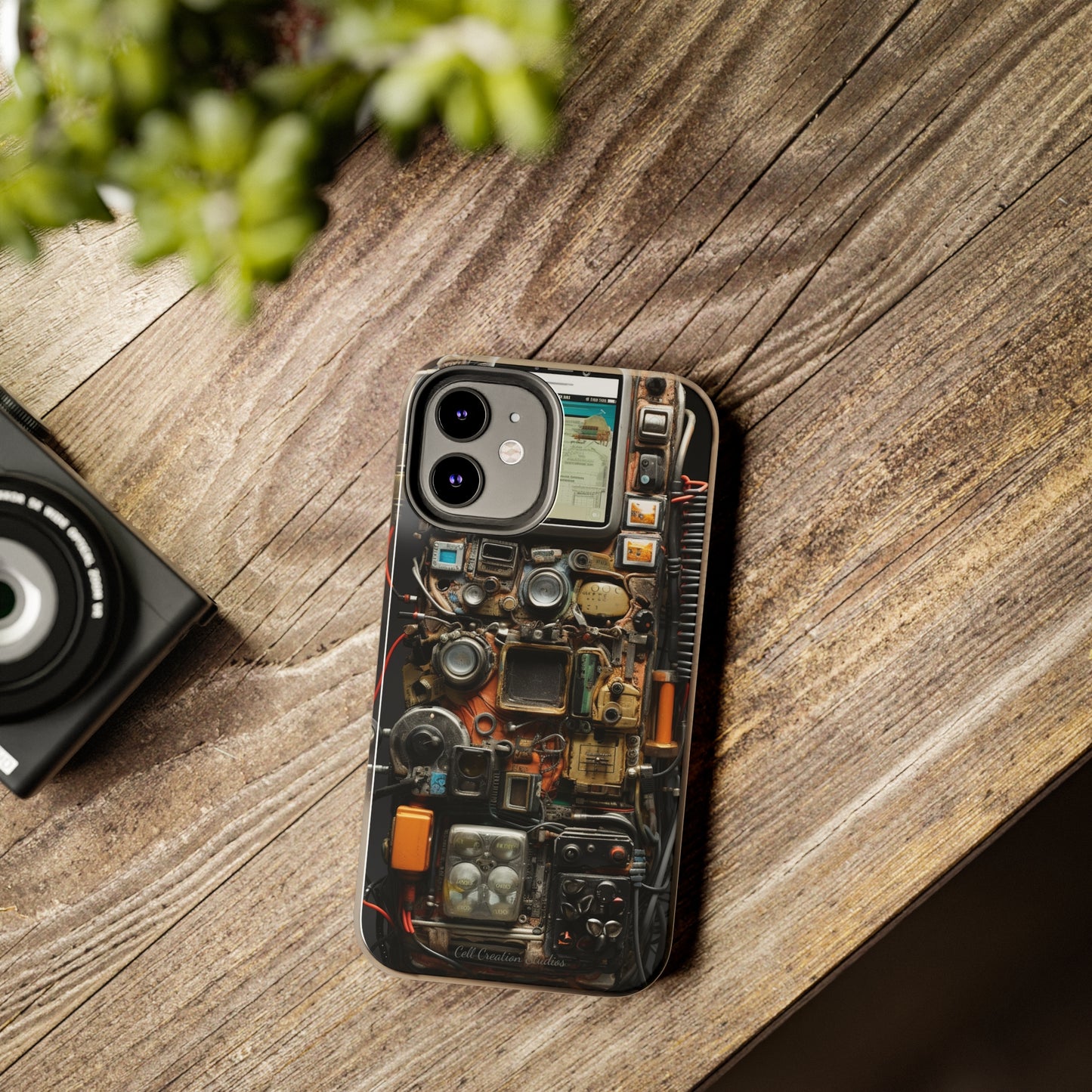 Introducing the "Tech Insight" Cell Phone Case – Explore Inner Workings with Transparent Design -Tough Phone Cases