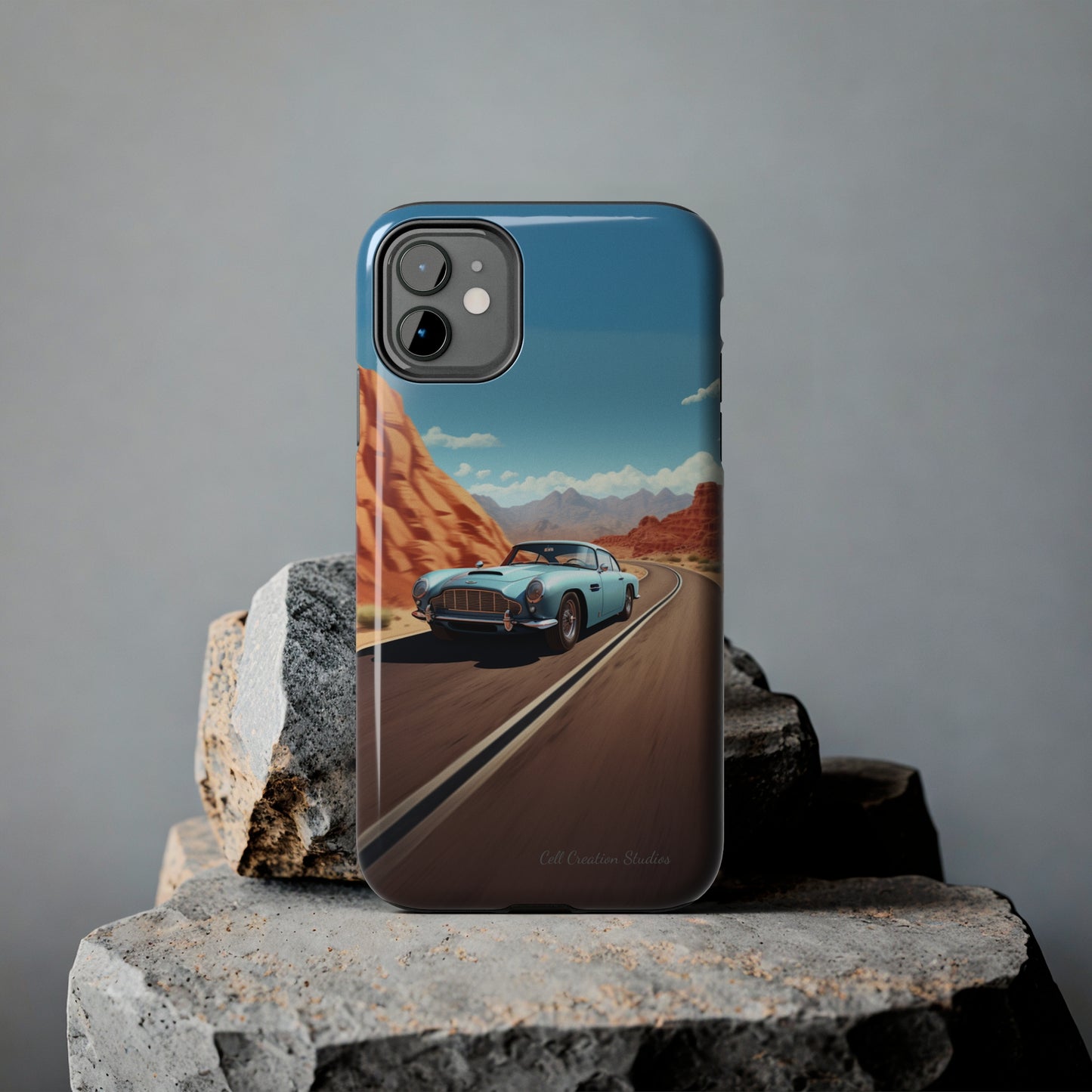 "Silver Racing Legend" -Tough iPhone Cases