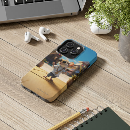 Introducing the "Groovy Mouse Rockstar" Cell Phone Case – Rock to the Beat of Coolness -Tough Phone Cases