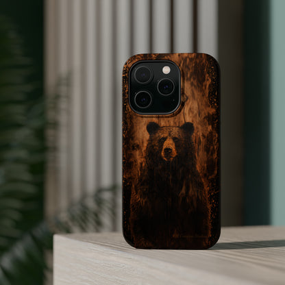 "Bear Wood Grain"-MagSafe Tough Cases