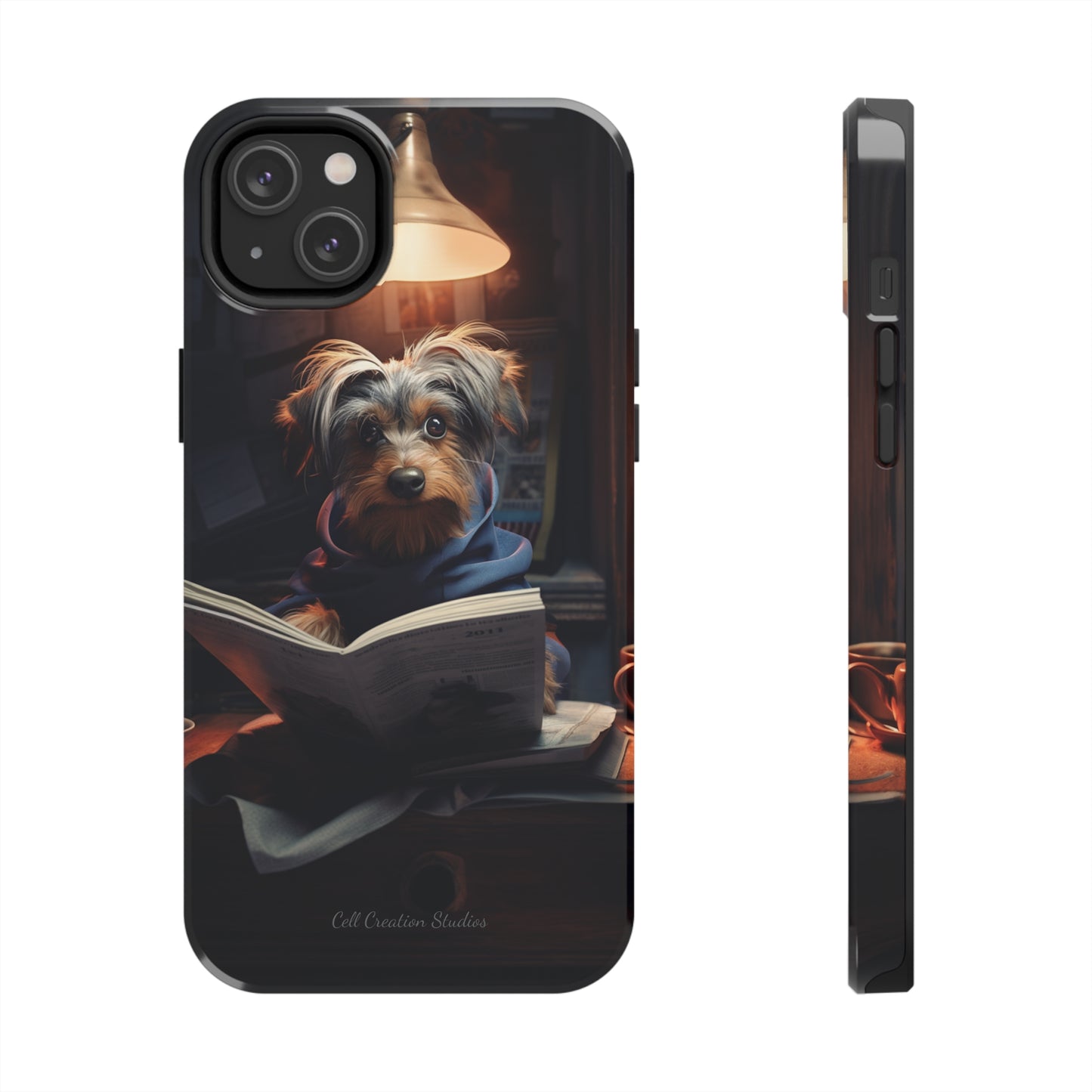 Introducing the "Canine Chronicle" Cell Phone Case – Where Tail-Wagging Tales Unfold! -Tough Phone Cases