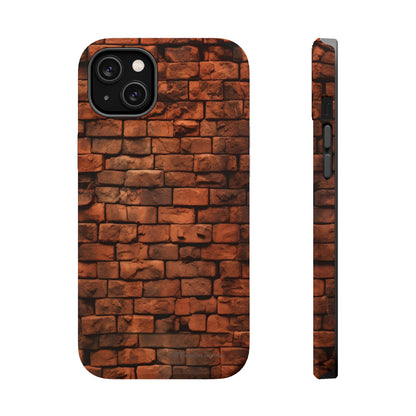 Introducing our "Urban Brick Wall" Cell Phone Case – the perfect blend of urban style and device protection -MagSafe Tough Cases