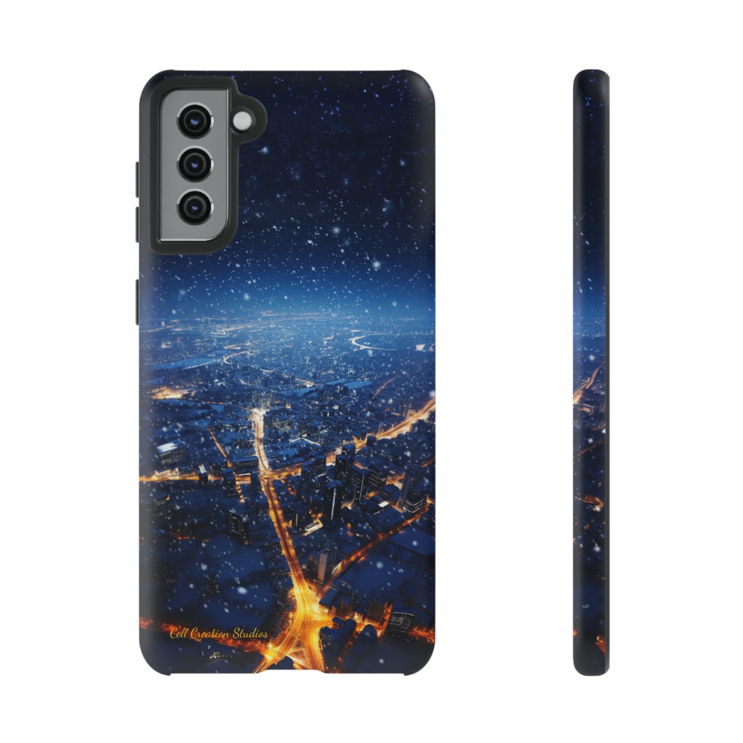 "Urban Snowfall Glow" -Tough Samsung Phone Cases