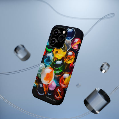 Introducing the "Vibrant Marbles Mosaic" Cell Phone Case – Carry a Kaleidoscope of Colors! -MagSafe Tough Cases