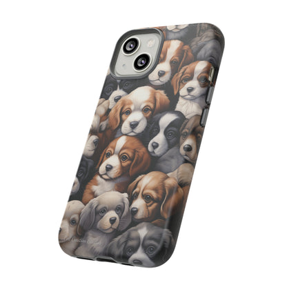 "Puppy Pile" Cuddles Phone Case -Tough Cases